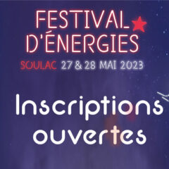 Festival d’Énergies 2023 – Inscriptions